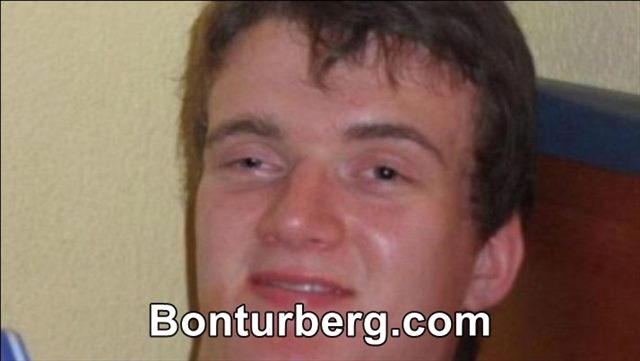 [10] Guy meme image: really high guy with red eyes smiling.