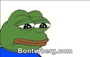 Feels Bad Man / Sad Frog meme image: Pepe the frog looking down sadly.