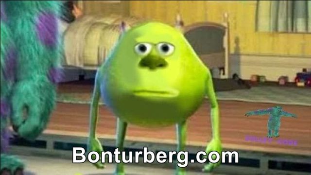 Mike Wazowski-Sulley Face Swap meme image: Mike Wazowski-Sulley Face Swap.