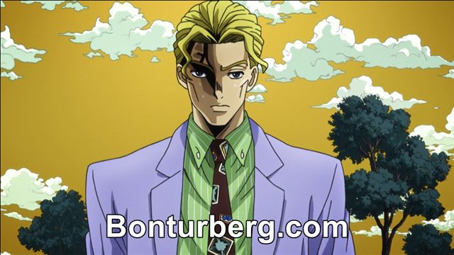 My Name Is Yoshikage Kira meme image: Yoshikage Kira anime character in a purple suit.
