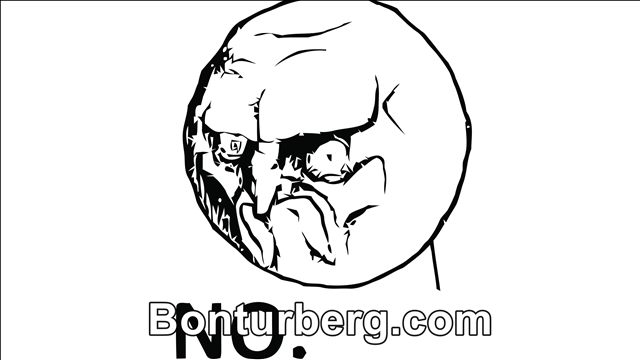 NO. Rage Face meme image: NO. Rage Face.