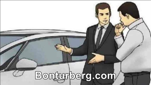 Slaps Roof of Car meme image: salesman in a suit showing a car to an interested buyer.
