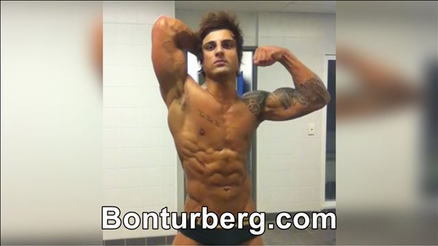 Zyzz meme image: muscular shirtless man posing.